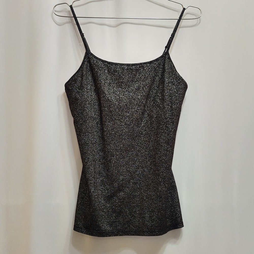 Express Sparkly Tank Top with Built-in Bra